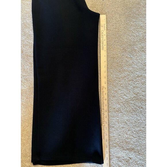 Spanx AirEssentials Wide Leg Crop Pants High Waist Black Size M Medium - Picture 7 of 14
